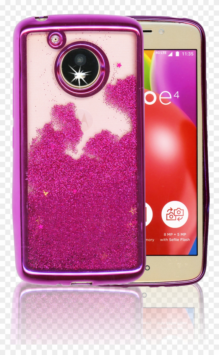 Motorola E4 Mm Electroplated Glitter Case With Stars - Iphone Clipart #4537328