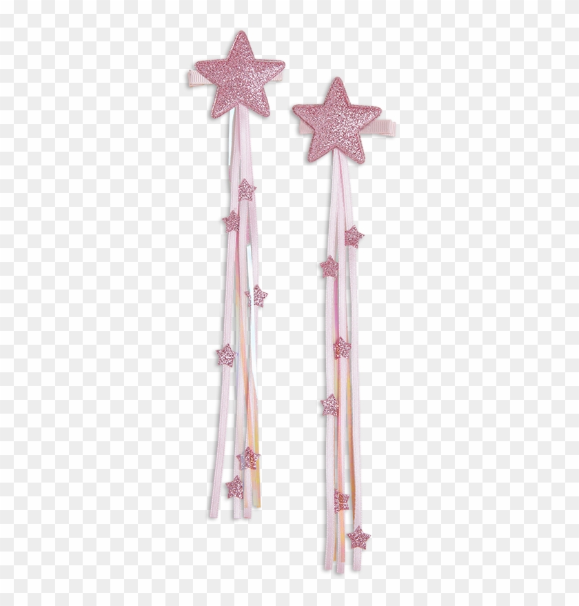 Hair Clips With Stars Pink - Tree - Png Download #4537356