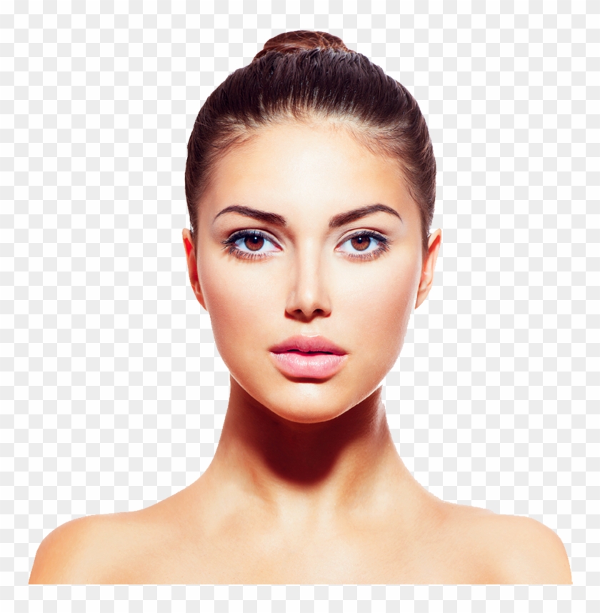 Girl - Front Face View Model Clipart #4537663
