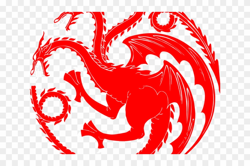 Game Of Thrones Logo Png Transparent Images - Transparent House Targaryen Sigil Clipart