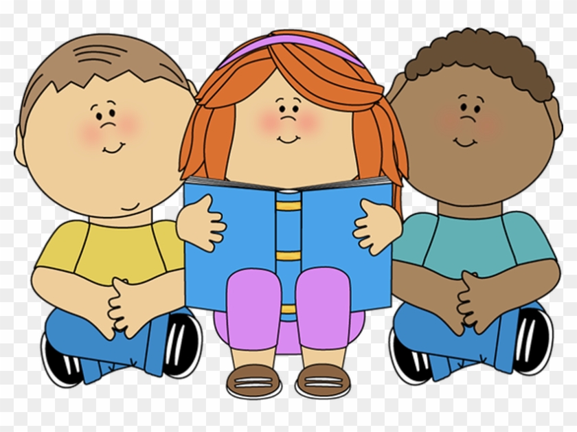 Reading Together Clip Journeys Reading Ms Henry S Grade - Clip Art Kids Reading - Png Download #4538183