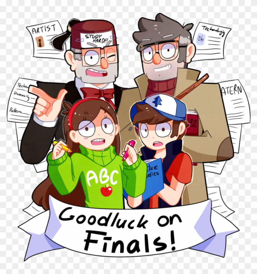 Good Luck Finals - Cartoon Clipart #4538800