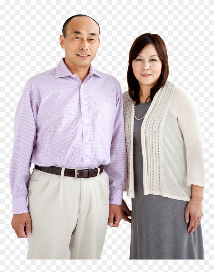 Eligible Exempt And Union-represented Employees Have - Old Asian Couple Png Clipart