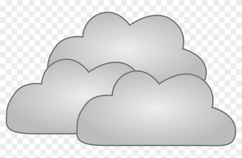 Clipart Nuage - Grey Clouds Clipart - Png Download
