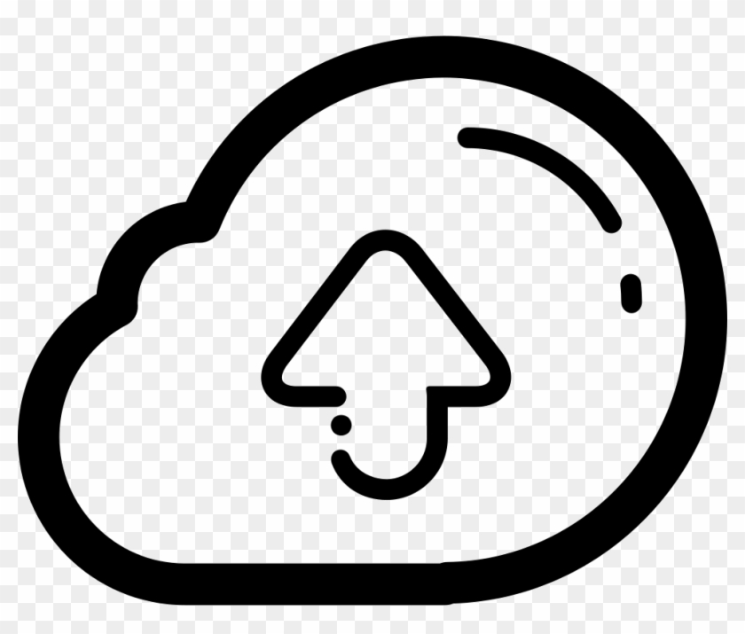 Upload To Internet Cloud Outlined Interface Sign Comments Clipart