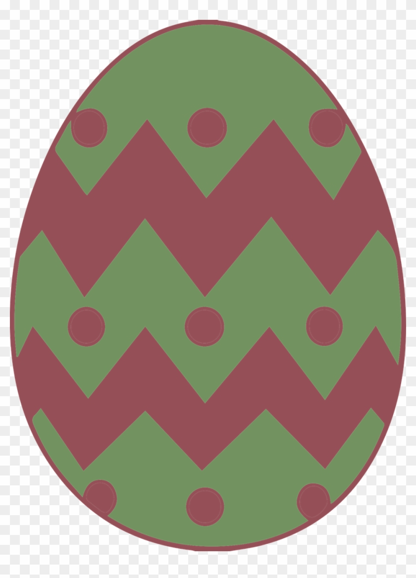 Huevo De Pascua Verde Clipart #4539235