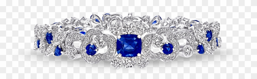 A Graff Nuage Sapphire And Diamond Bracelet - Graff Bracelet Clipart #4539530