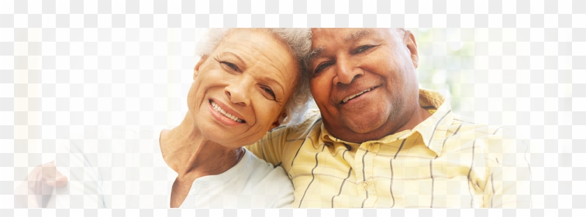 Happy Old Couple - Elderly African American Couples Clipart