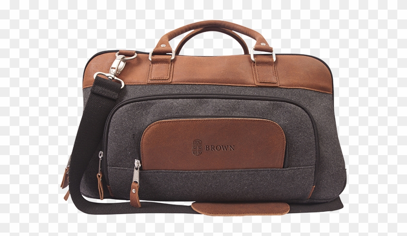 Cover Image For Brody Grey Wool And Tan Leather Duffel - Duffel Bag Clipart #4540294