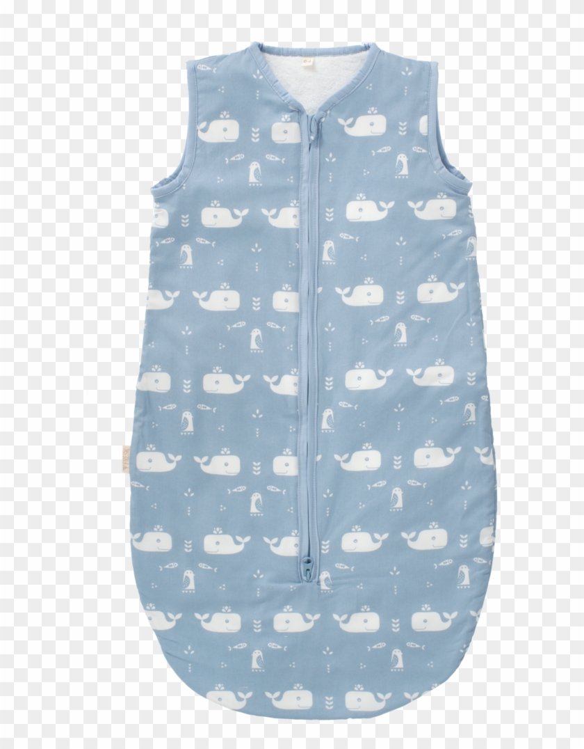 Slaapzak Gevoerd Whale Blue Fog - Sweater Vest Clipart #4540582