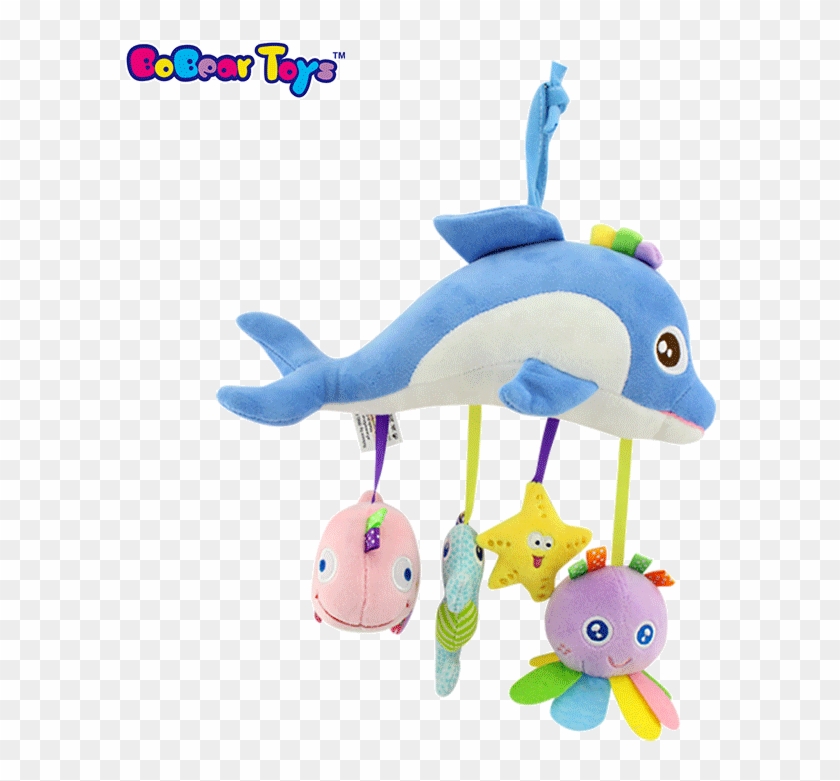 Bobeartoys Dolphin Stuffed Animal Whale Hippocampus - Poussette Bebe Jouet A Accrocher Clipart #4540638