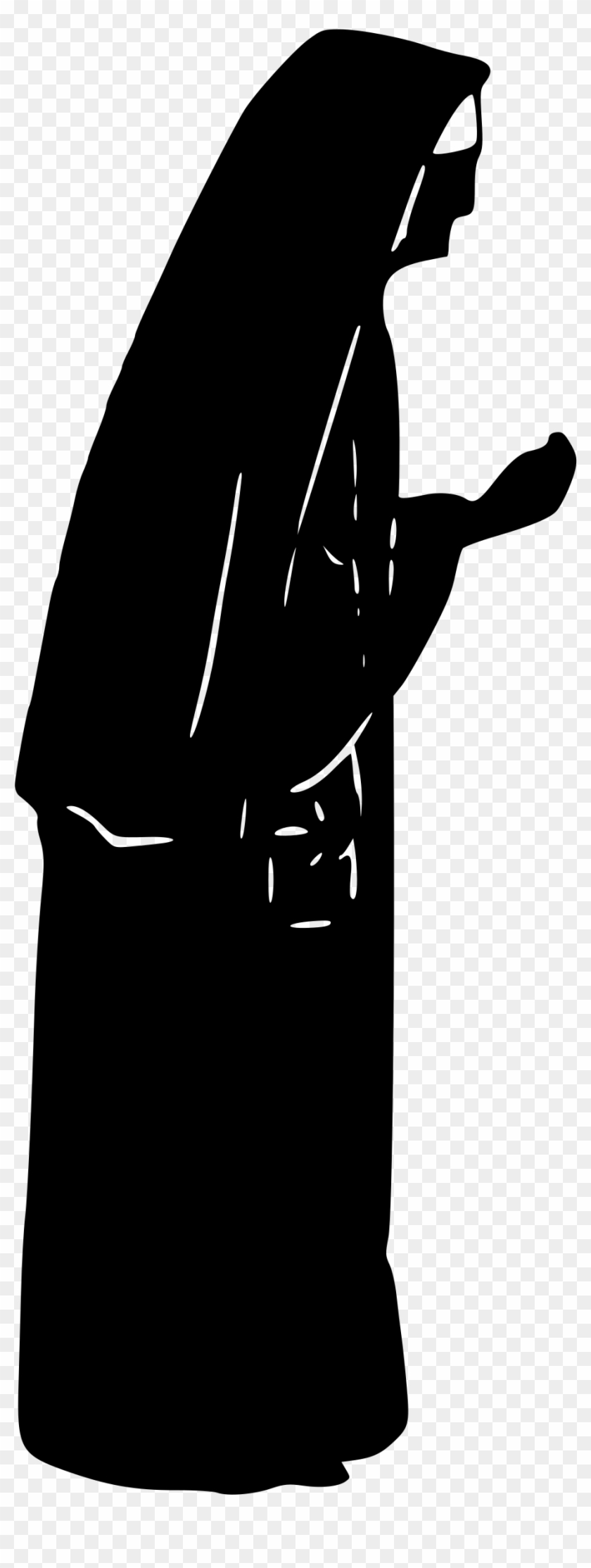 Nun Silhouette Icons Png - Nun Silhouette Png Clipart #4540854