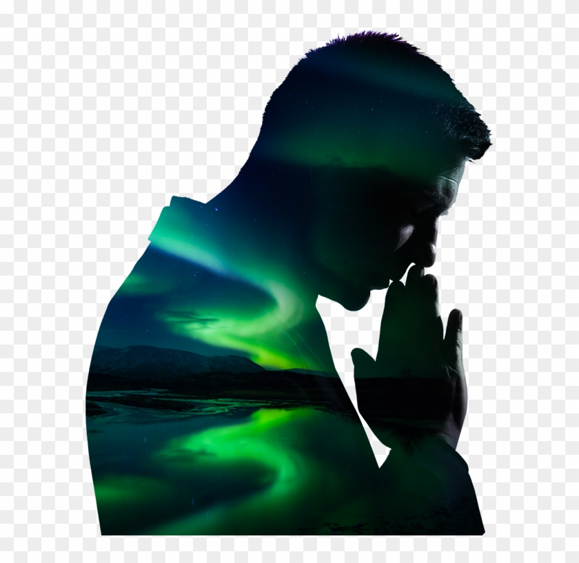Prayer Team Background - Silhouette Clipart