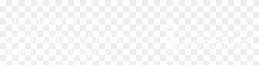 Munk School Of Global Affairs & Public Policy - Johns Hopkins Logo White Clipart #4542378