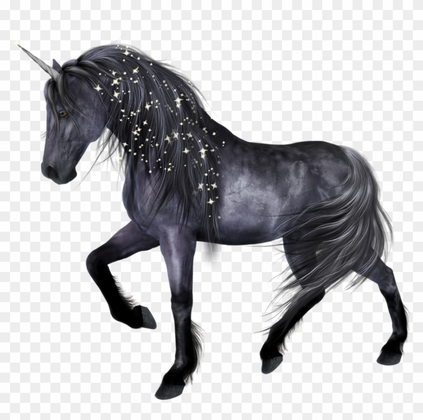 Black Horse Png - Mythical Creature Horse Kelpie Clipart #4542432