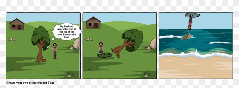 The Sky Tree - Cartoon Clipart #4542533