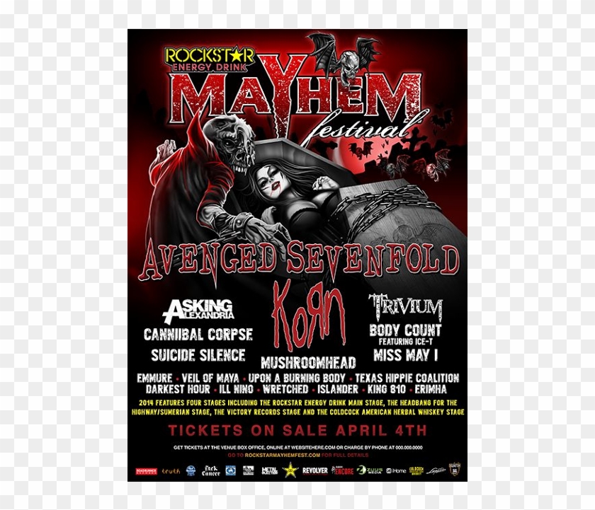 King - Rockstar Energy Drink Mayhem Fest 2014 Clipart