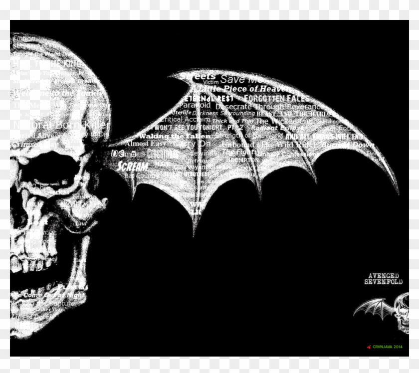 Deathbat Wallpaper - Avenged Sevenfold Album Art Clipart #4543166