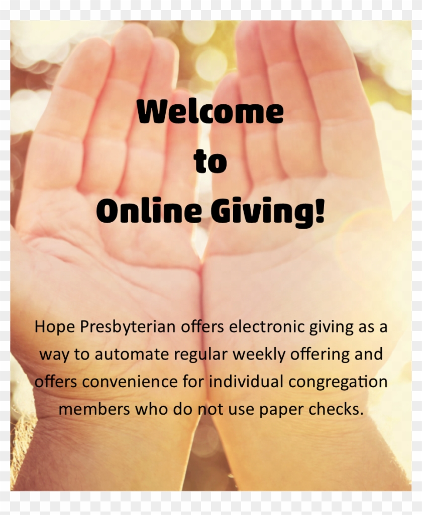Online Giving Hope Presbyterian Church - Poster Clipart #4543813