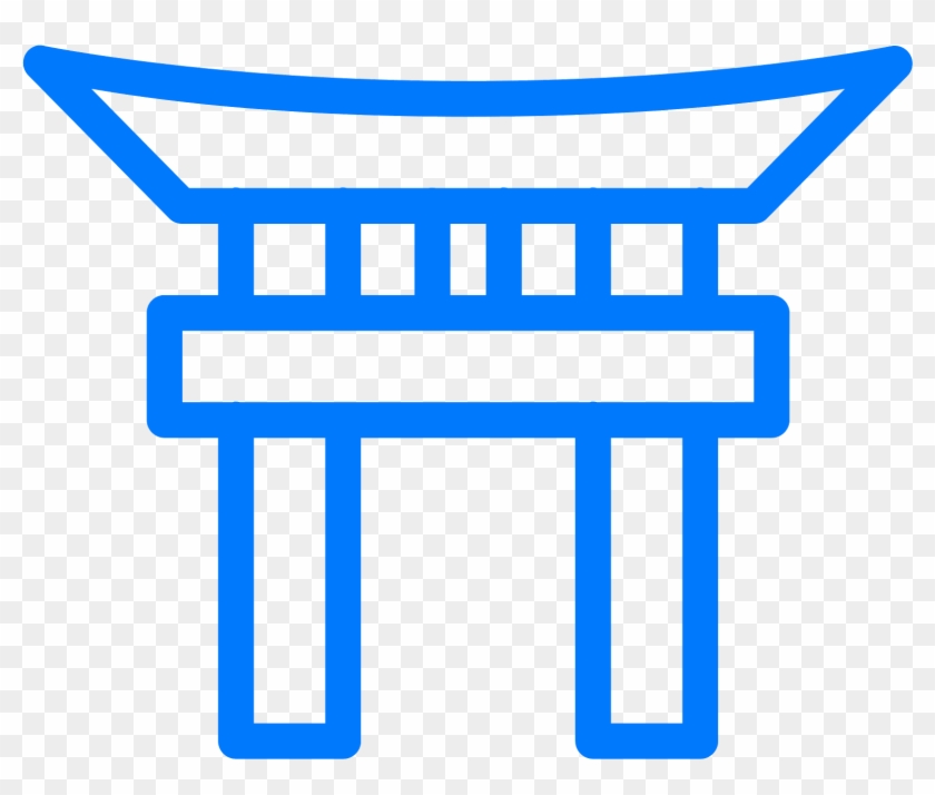 Shinto Shrine, Computer Icons, Torii, Blue, Angle Png - Edit Delete Icon Png Clipart