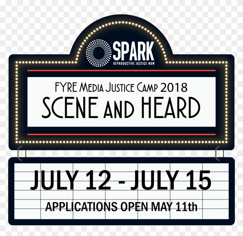 Save The Date For Fyre Media Justice Camp 2018 Clipart #4544035