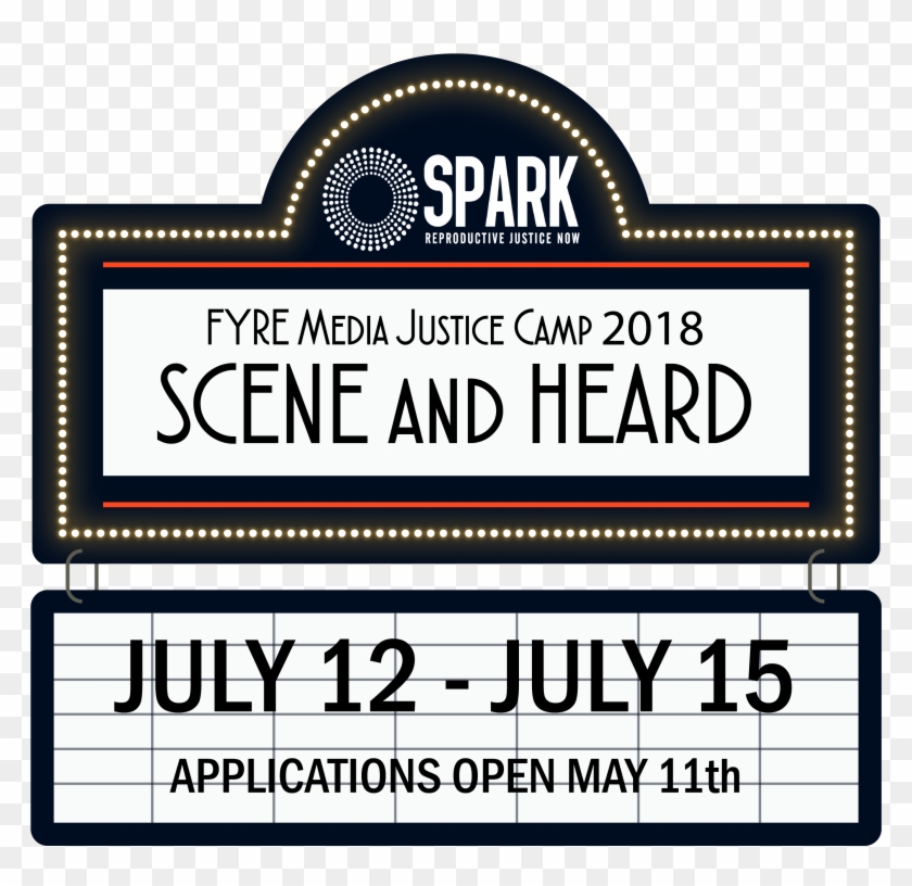 Save The Date For Fyre Media Justice Camp 2018 Clipart #4544035