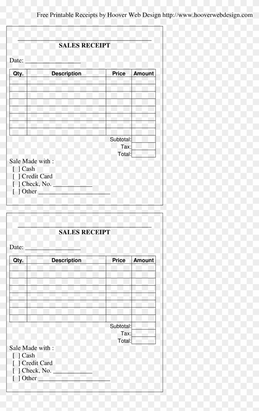 Full Size Of Receipt Form Pdf Printable Template Stock - Printable Sales Receipt Clipart