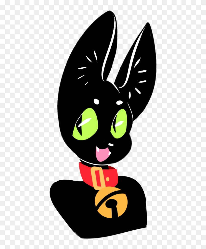 Kuro Nyan - Cartoon Clipart #4544081