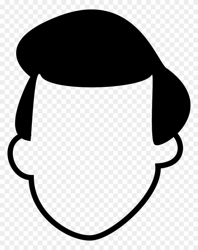 Male Head With Hair Comments - Male Head Logo Clipart