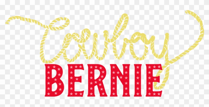 Cbc Cowboy Bernie Title Clipart #4544261