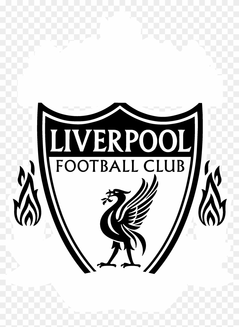 Liverpool Fc, Premier League, Logo, White, Black Png - Logo Dream League Liverpool Clipart #4544286