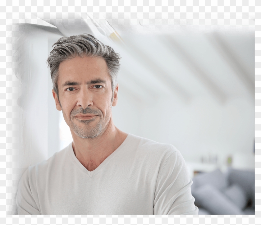Hair Loss Correction - Middle Age Men Faces Clipart #4544605