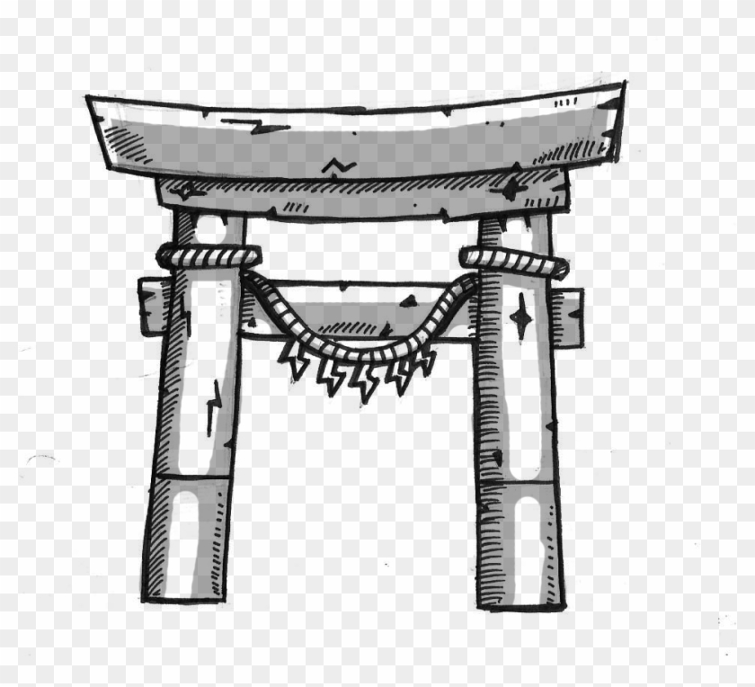 Exit Gate - Chinese Architecture Clipart #4544639