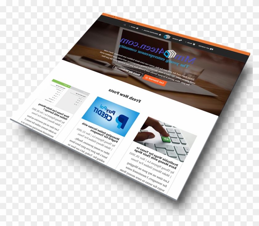 Xmake Money Online For Teens Web Design - Online Advertising Clipart