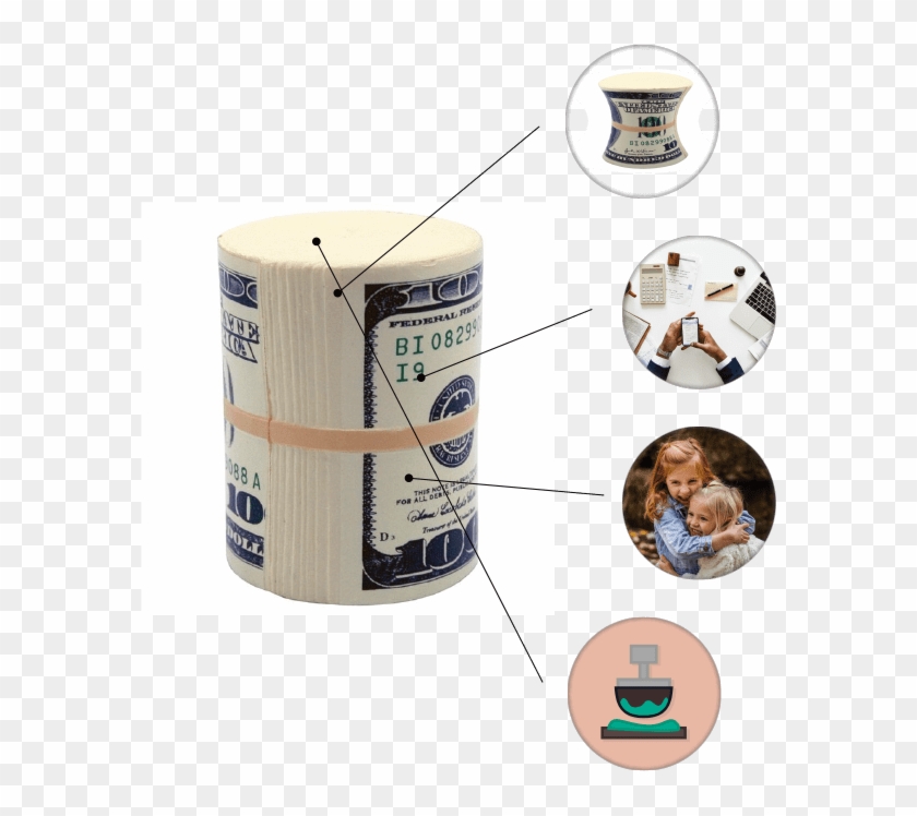 Soft And Squeezable Great For Banks Fun For Kids Pad - Money Stress Balls Clipart #4544975