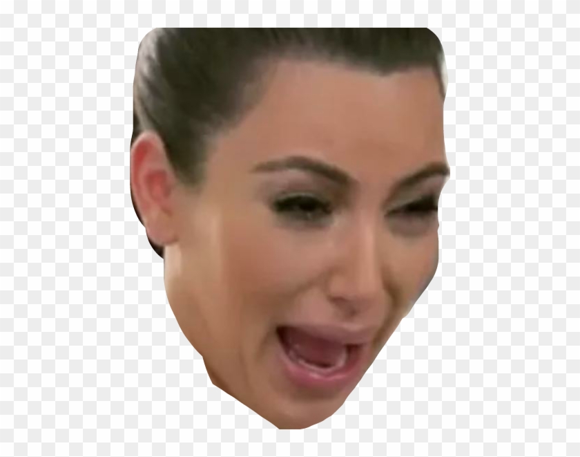 #screaming #scream #kardashian #kim #omg #crying - Kim K Crying Png Clipart #4545047