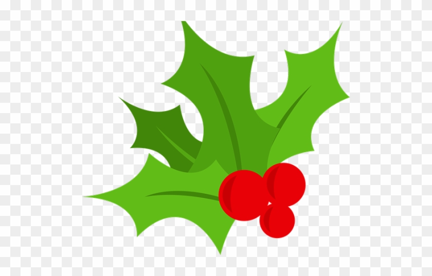 Rose Bush Clipart Holly Berry Bush - Transparent Holly Leaf Png