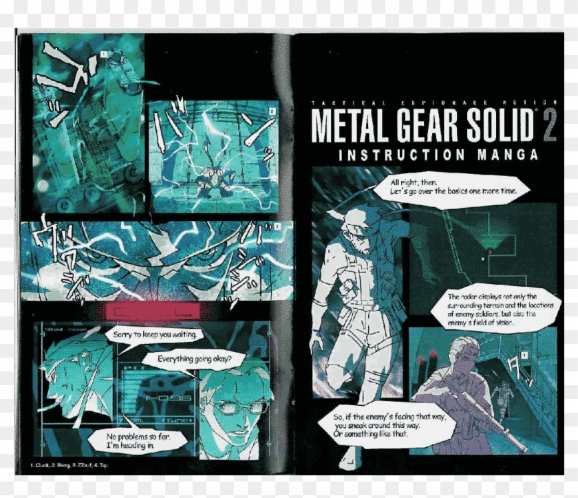 Download - Metal Gear Solid 2 Manual Clipart