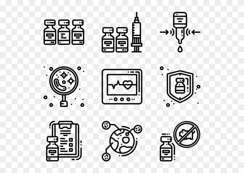 Vaccine - App Vector Icon Clipart #4546073