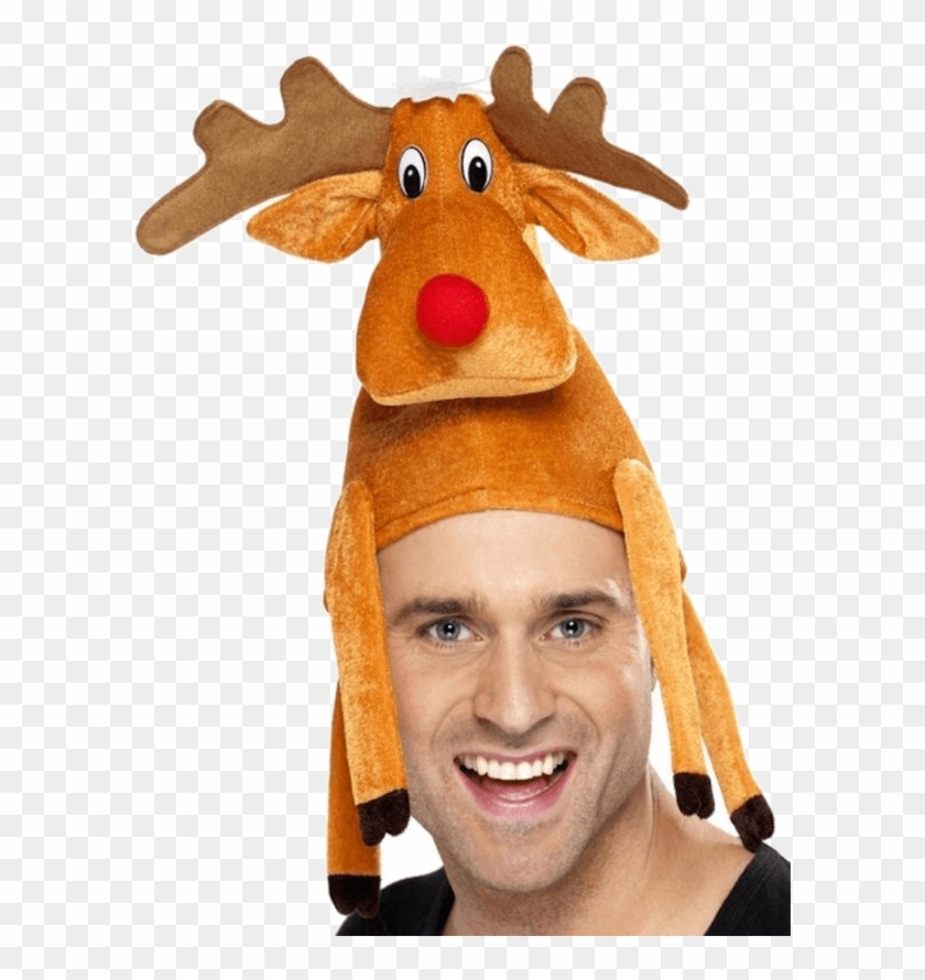 Adult Reindeer Hat - Christmas Funny Hat Clipart