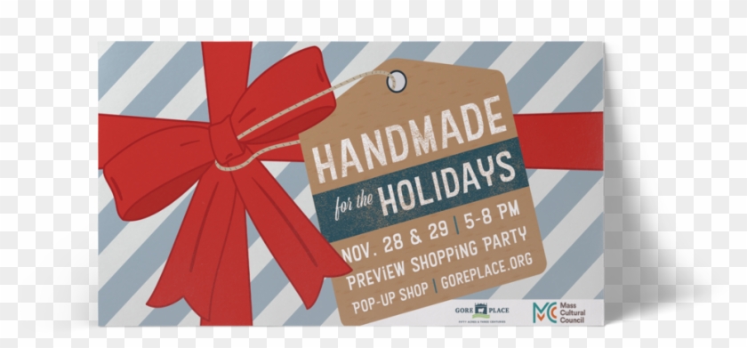 Banner, Handmade For The Holidays, Craft, Gift, Gift - Gift Wrapping Clipart #4546367