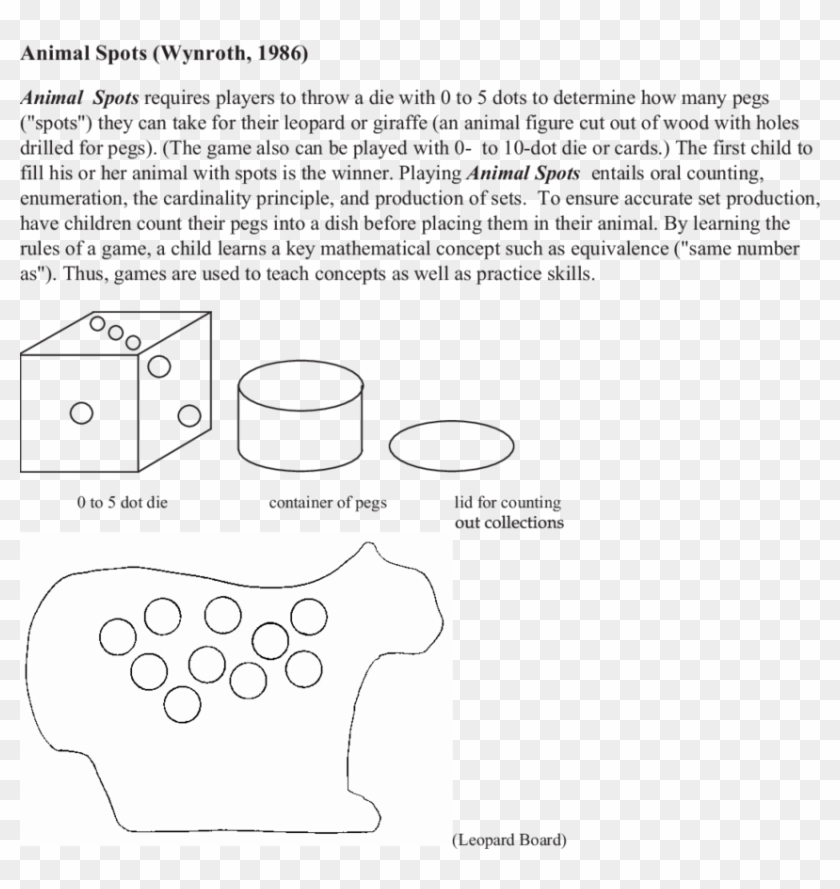 Animal Spots - Line Art Clipart #4546607