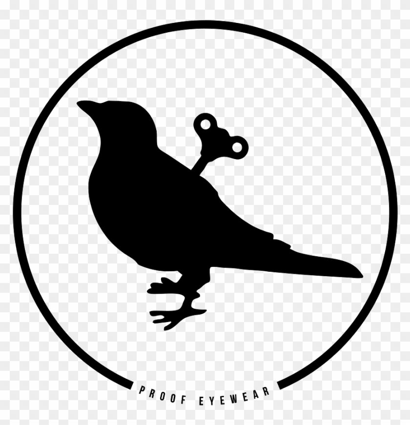Newround Bird Logo - Proof Eyewear Logo Clipart #4546873