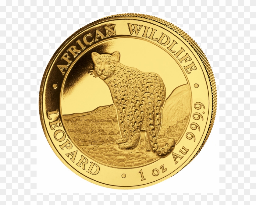 Somalia Leopard 1oz Gold 2018 Motif - 1 Oz Gold Somalia Leopard Clipart #4547073