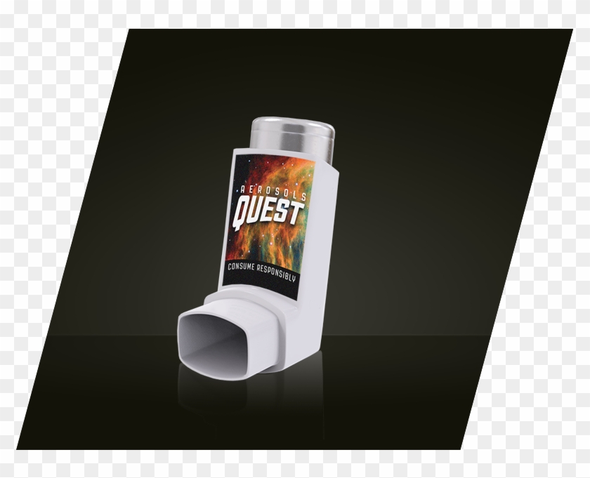 Inhaler-slant - Graphic Design Clipart
