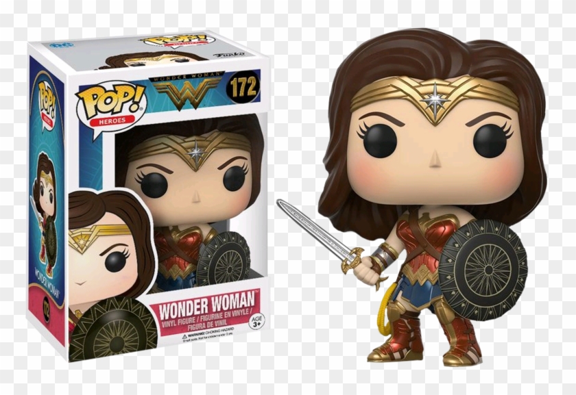 Download Wonder Woman Funko Pop Dc Wonder Woman Clipart 4547243 Pikpng