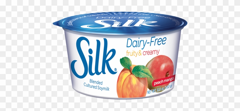 White Wave Silk Soy Peach Mango Yogurt $1 - Silk Clipart #4547267