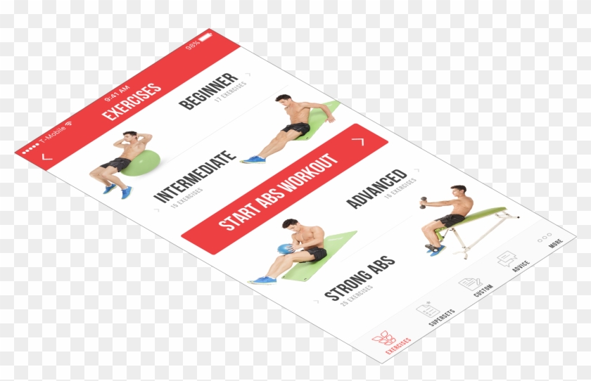 Six Pack Abs Workouts Are Created By Health And Fitness - Flyer Clipart