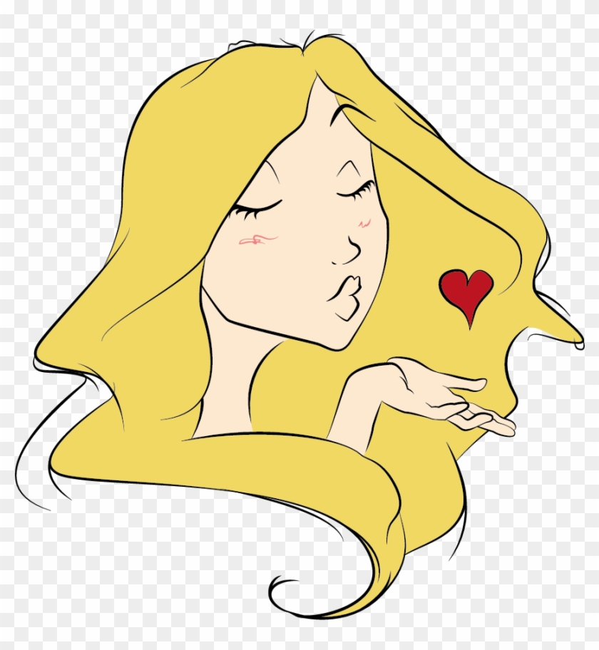 Kiss , Png Download - Cartoon Clipart