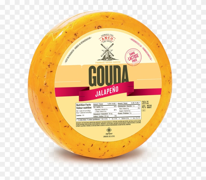Jalapeno Gouda - Gouda Oka Clipart